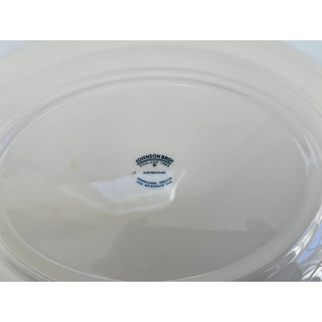 Pink Vintage English Pink Old Britain Castles Johnson Brothers Serving Platter For Sale - Image 8 of 10