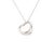 Tiffany & Co. Elsa Peretti Sterling Silver Open Heart Pendant Necklace For Sale In Philadelphia - Image 6 of 12