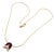 Late 20th Century Late 20th Century Fabrege Diamond Tulip Red Enamel Pendant Necklace For Sale - Image 5 of 10