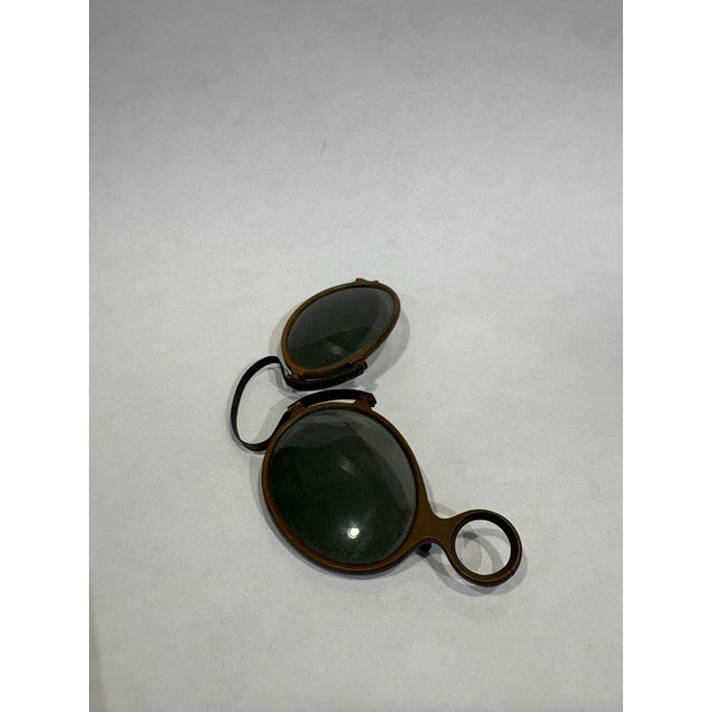 Antique Pince-Nez Folding Eyeglasses For Sale - Image 4 of 5