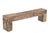 Indian Beam Rustic Teakwood Bench For Sale - Image 4 of 4