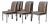 Vintage Dia Chrome Dining Chairs, Set of Six, Mid-Century For Sale