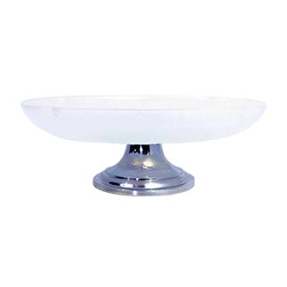 Art Nouveau Opalescent Glass Bowl by Julien France For Sale