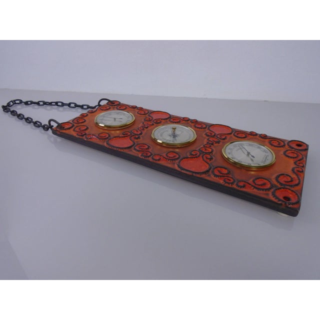 Ceramic Wall Weather Station, Germany, 1970s For Sale - Image 10 of 18