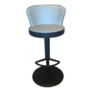 Giorgetti Ode Chi Wing Lo Leather Bar Stool
