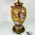 Vintage Hand Painted Japanese Satsuma Moriage Ironstone Table Lamp With Raised Relief Dragon For Sale - Image 12 of 17