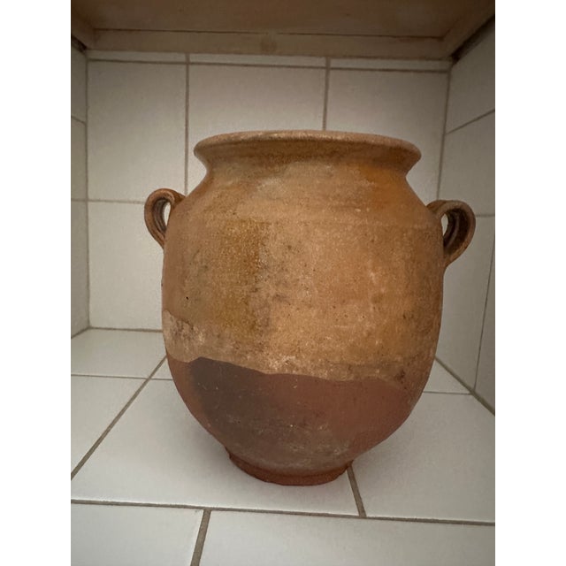 Vintage French Terracotta Confit Pot For Sale - Image 9 of 13
