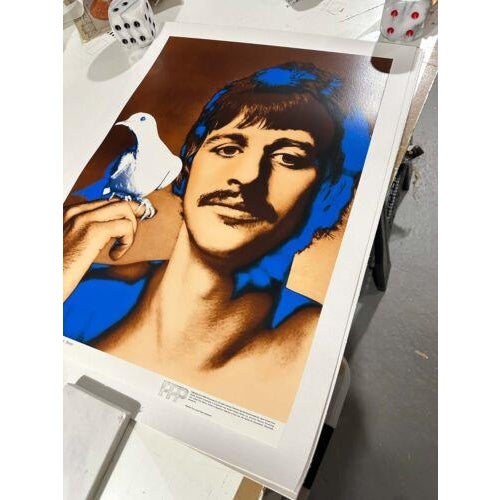 Textile The Beatles by Richard Avedon for Stern 1967 Posters, Original Printing - Set of 4 For Sale - Image 7 of 10