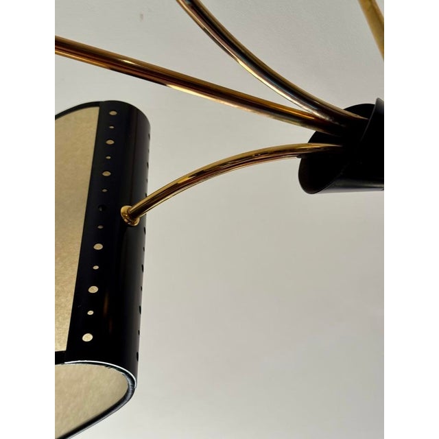 Black Chandelier from a House in Lunel, France, 1950 For Sale - Image 8 of 11