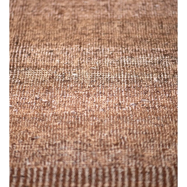 1980s 1980s Handwoven Wool Turkish Flatweave Rug For Sale - Image 5 of 6