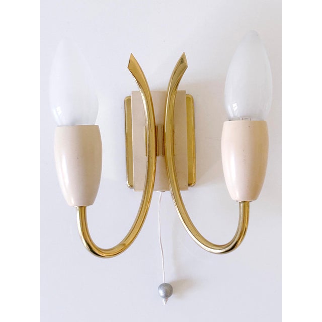 Mid-Century Modern German Sputnik Wall Lights from Kaiser-Leuchten, 1950s, Set of 2 For Sale - Image 16 of 18