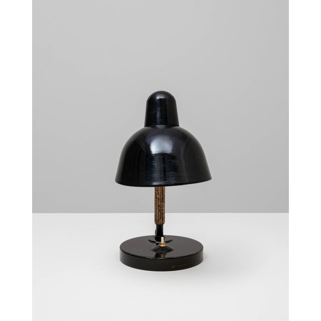 1930s German Model L99 Metal Table Lamp By Siemens For Sale - Image 17 of 18