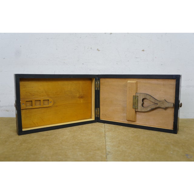 Black Antique French Napoleon III Stereo Graphoscope Looking Glass Photo Magnifier For Sale - Image 8 of 16