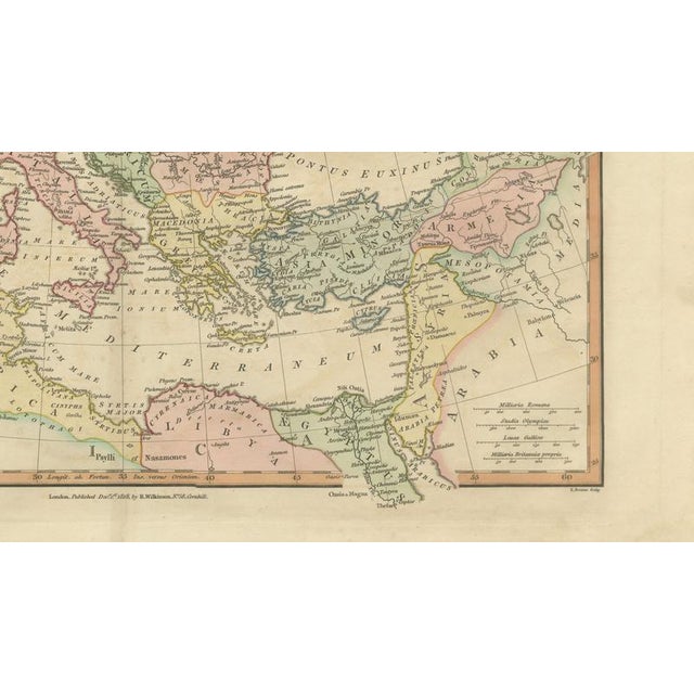 Paper Roman Empire Map by Wilkinson, London, 1817 For Sale - Image 7 of 12