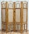 Wood Vintage Bamboo Chippendale Style Four Panel Screen Room Divider For Sale - Image 7 of 7