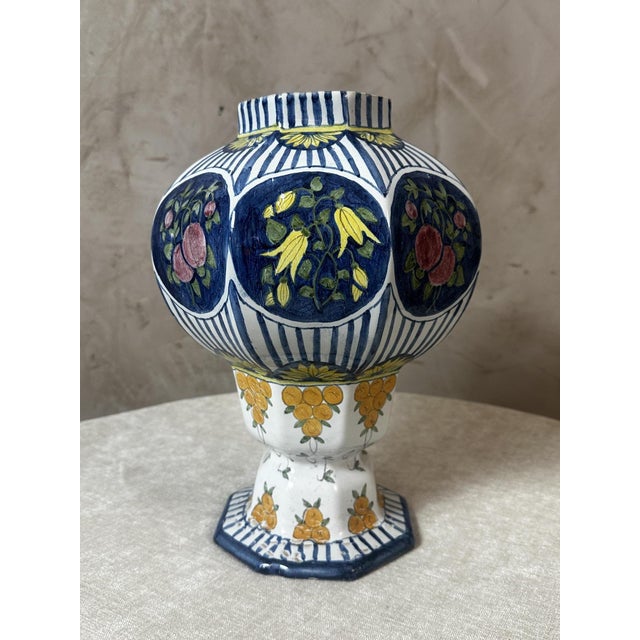 Vintage Vase in Polychrome, 1925 For Sale - Image 14 of 14