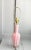 Glass Mid 20th Century Pink Murano Attributed Glass Lamp With Lucite Base For Sale - Image 7 of 10