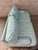 Directional Postmodern Teal Leather Loveseat by Directional Furniture. Circa 1980s. For Sale - Image 4 of 18