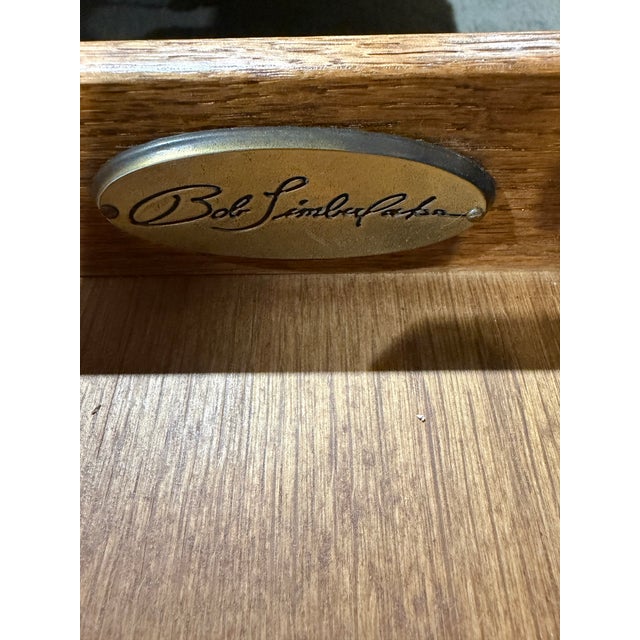 Wood Bob Timberlake Glass Top Curio Style Coffee Table With 3 Drawers For Sale - Image 7 of 7