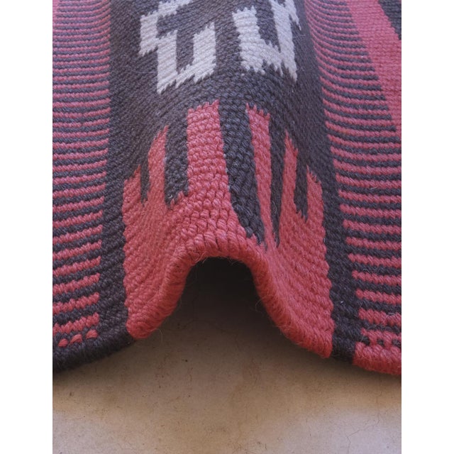 Textile Vintage Czechoslovakia Kilim Rug - 4.6 X 2.2 Ft For Sale - Image 7 of 8