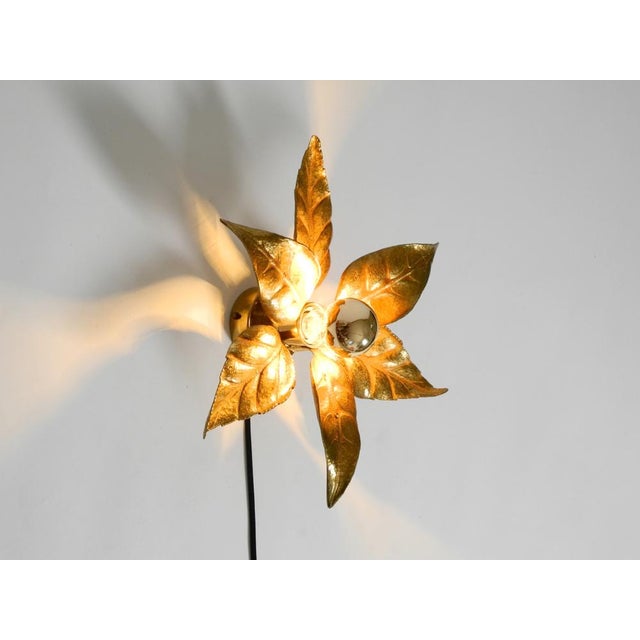 Vintage Florentine-Style Brass Ceiling Lamp by Willy Daro for Massive, Belgium, 1970s For Sale - Image 11 of 18