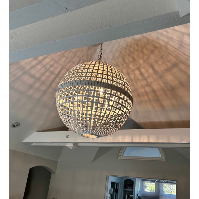 Contemporary Aerin Mill Large Globe Lantern For Sale - Image 3 of 4