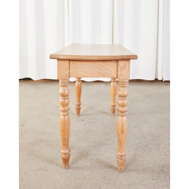 19th Century Country French Fruitwood Farmhouse Console Table For Sale In Sacramento - Image 6 of 13