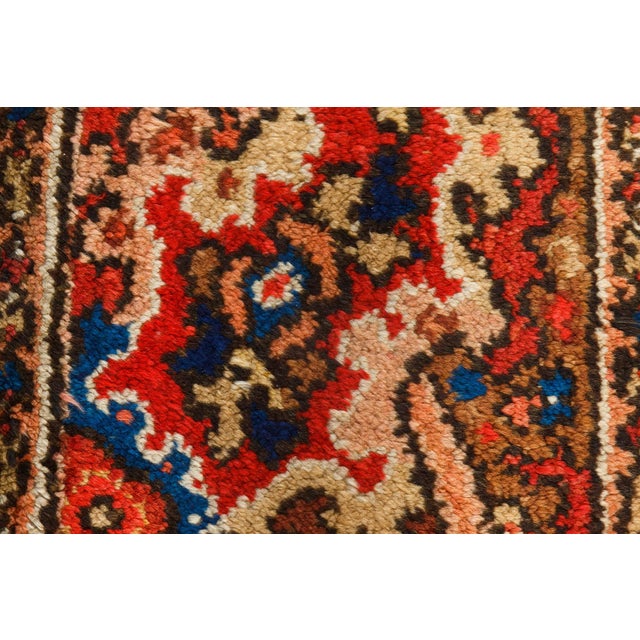 This exquisite antique Axminster runner from early 20th-century England is a vibrant example of the refined craftsmanship...