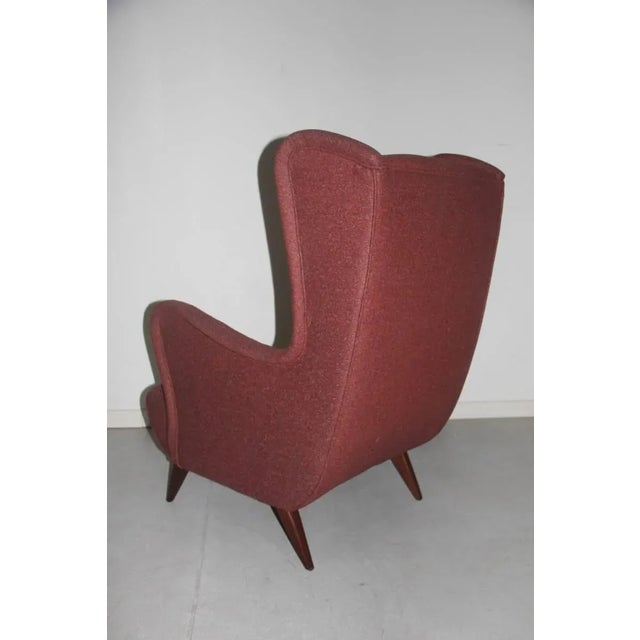 Mid-Century Modern Mid-Century Italian Armchair, 1950s For Sale - Image 3 of 7