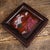 Chinese Vintage Chinese Rosewood Display Stand With Mother of Pearl "Double Lion" Inlay For Sale - Image 3 of 9