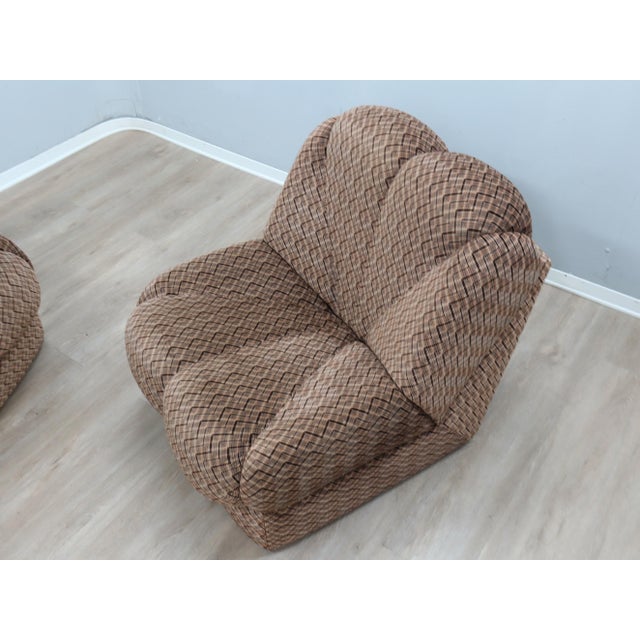 Vintage Italian Flower-Inspired Modular Sofa, 1970s, Set of 4 For Sale - Image 11 of 14