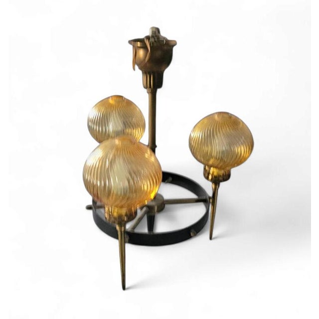 Vintage Hanging Lamp, 1950s For Sale - Image 9 of 11