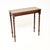Vintage Georgian Style Leather Top Console Table, 1950 For Sale - Image 4 of 13