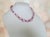 Light Pink Natural Bolivian Carved Ametrine Beaded Necklace With 14k Gold Clasp For Sale - Image 8 of 11