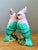 Vintage Ceramic Parrot Figurines - Pair For Sale - Image 10 of 12
