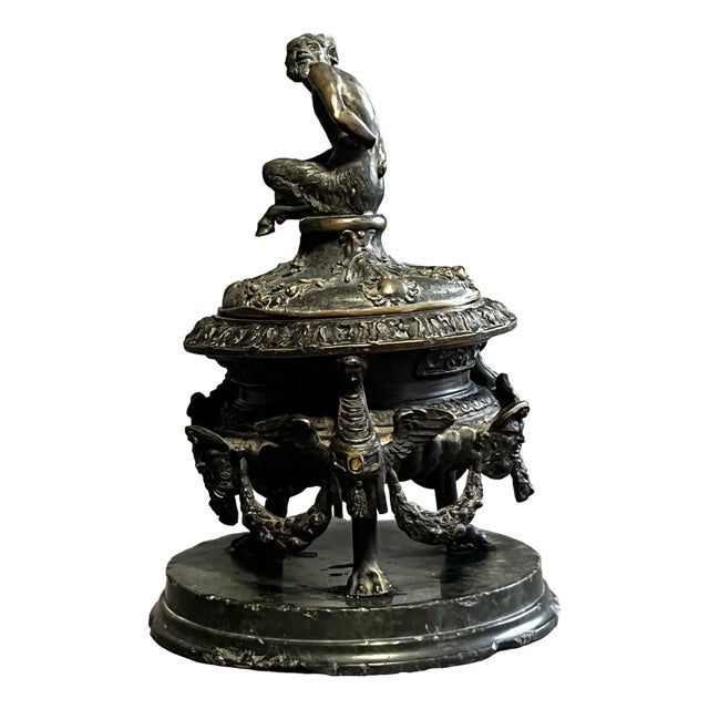 Inkwell in the style of Severo Calzetta Da Ravenna For Sale