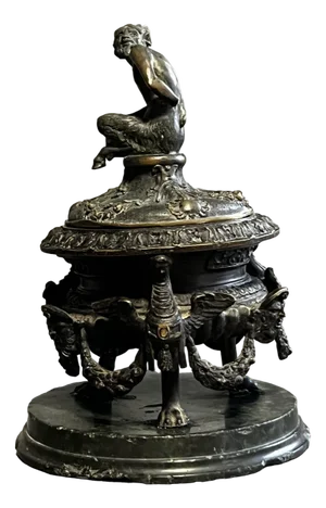 Inkwell in the style of Severo Calzetta Da Ravenna