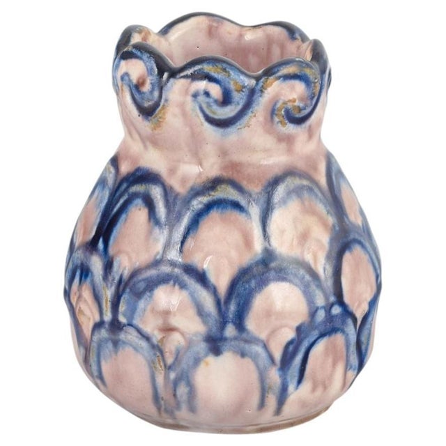 Art Nouveau Style Ceramic Vase from Roskilde Lervarefabrik, Denmark, 1920s-1930s For Sale - Image 6 of 6