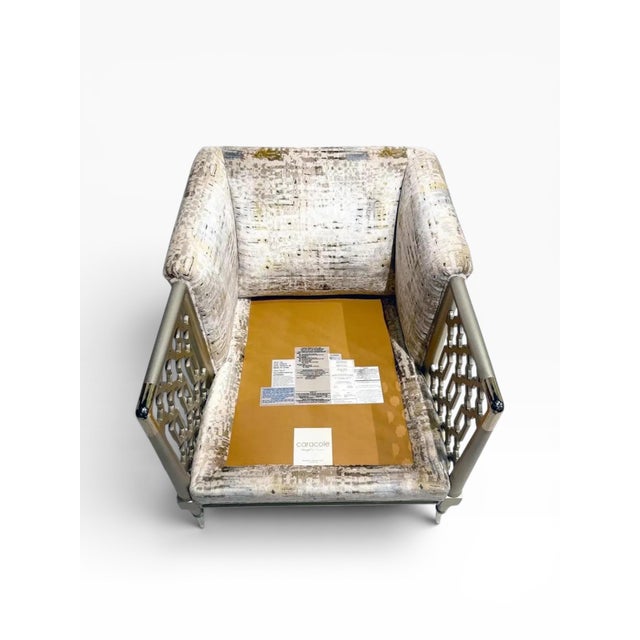 Caracole Lattice Entertain You Chair For Sale - Image 12 of 13