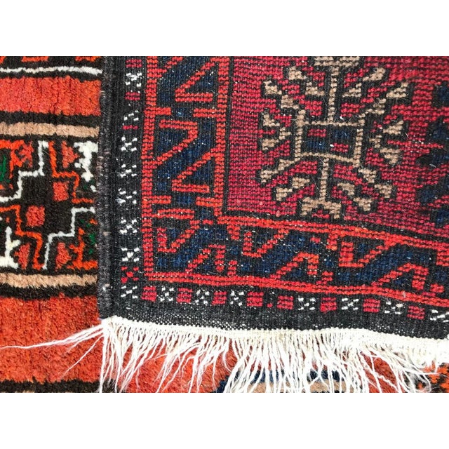 Small Afghan Baluch Rug For Sale - Image 9 of 10