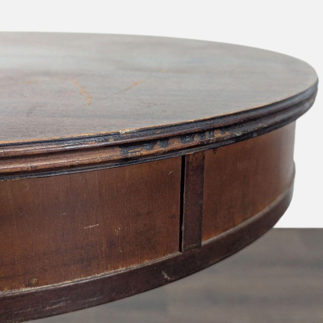 Barker Brothers Drum Pedestal End Table For Sale In San Francisco - Image 6 of 7