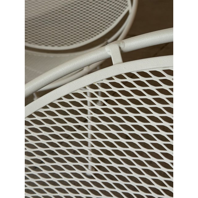 1950s Maurizio Tempestini for Salterini Radar Wrought Iron Lounge Chairs, a Pair For Sale In New York - Image 6 of 12