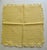 1980s Homespun Buttercup & White Fringed Cotton Napkins- Set of 6 For Sale - Image 13 of 18