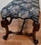 1900s Antique French Louis XV Carved Walnut Bench / New Upholstery For Sale - Image 11 of 14