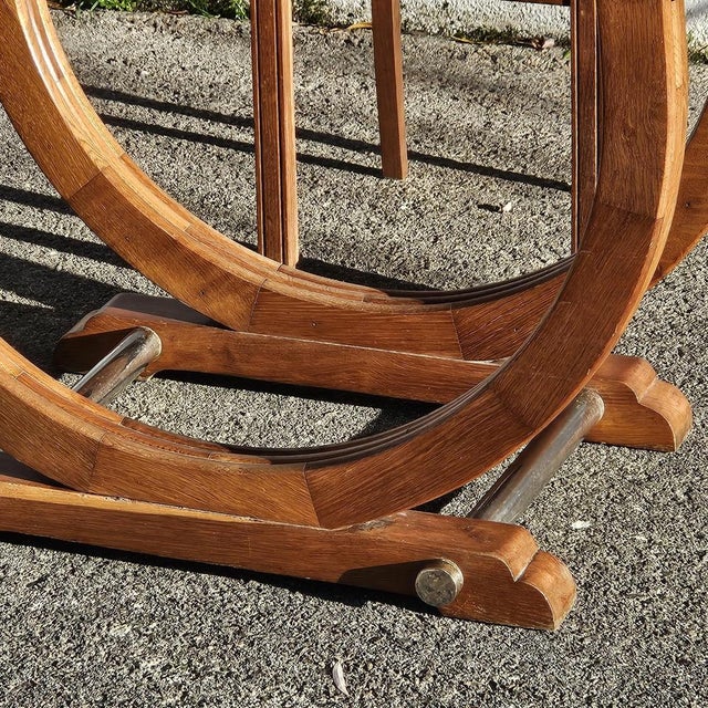 Antique Art Deco French Extendable Dining Table, 1920s For Sale - Image 9 of 18