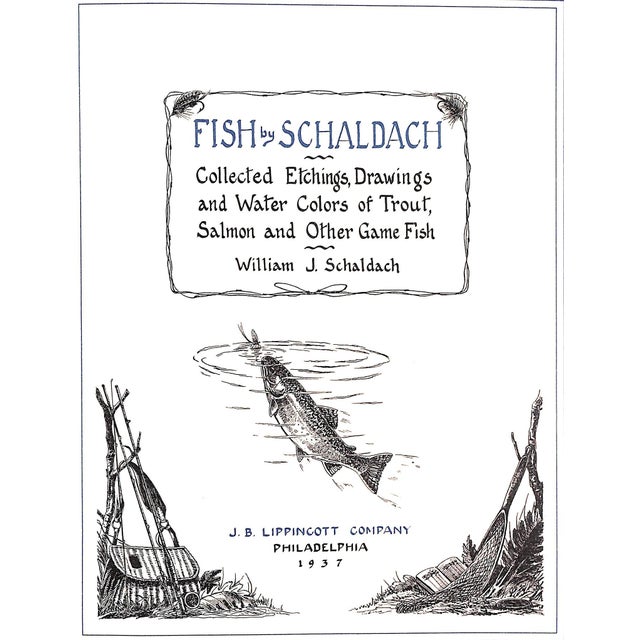 SCHALDACH, William w/ 59 plates Inscribed by the author to S.O. Vanderpoel w/ best regards J.B. Lippincott Company 1937...