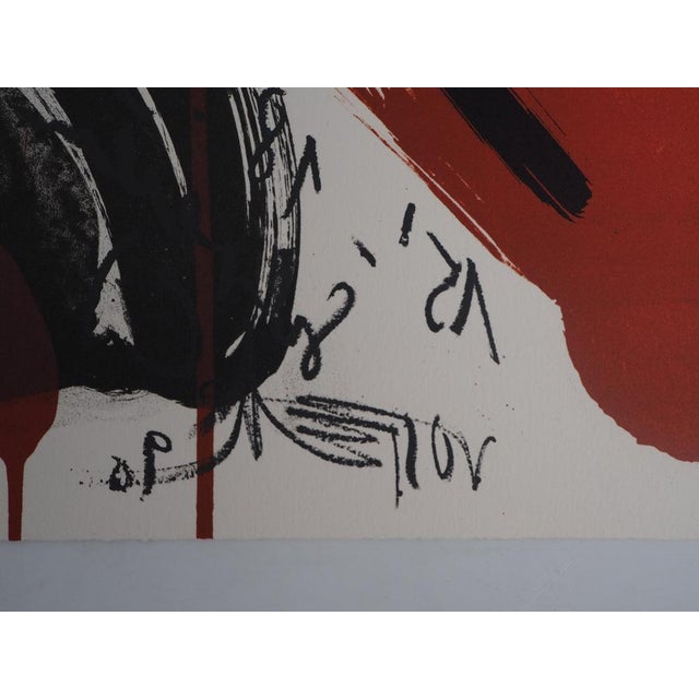 Wolf Vostell, The Cry, Soprane, Original Lithograph, 1990 For Sale - Image 3 of 8