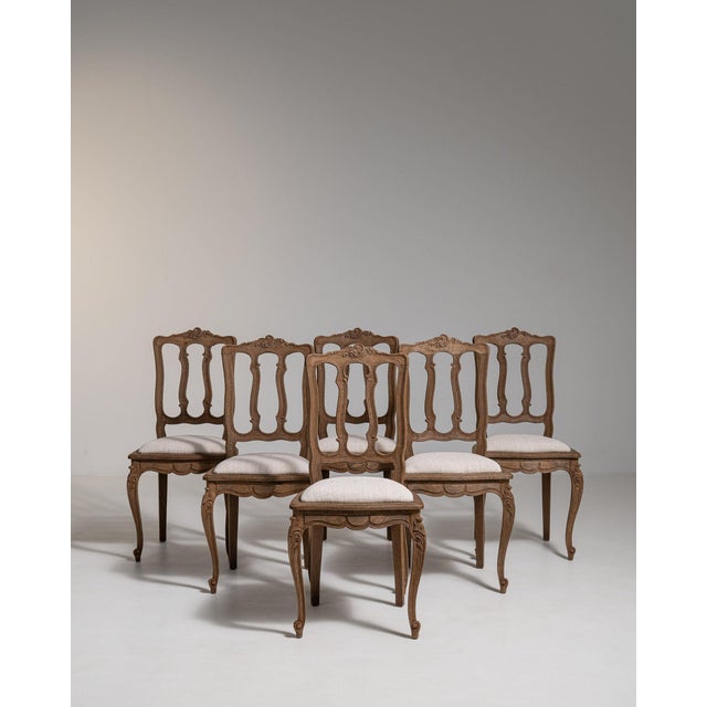 19th Century France Louis XV Cream Wood Dining Chair For Sale - Image 11 of 11