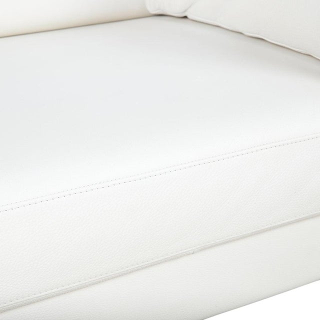 4000 Two-Seater Leather Sofa in Cream White from Rolf Benz, Set of 2 For Sale - Image 4 of 15