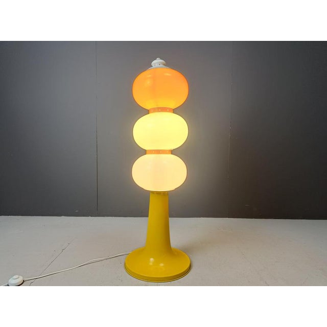 Mid-Century Italian Glass Floor Lamp, 1960s For Sale - Image 9 of 11